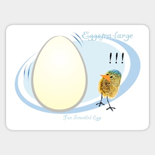 EGGstra Large Sticker